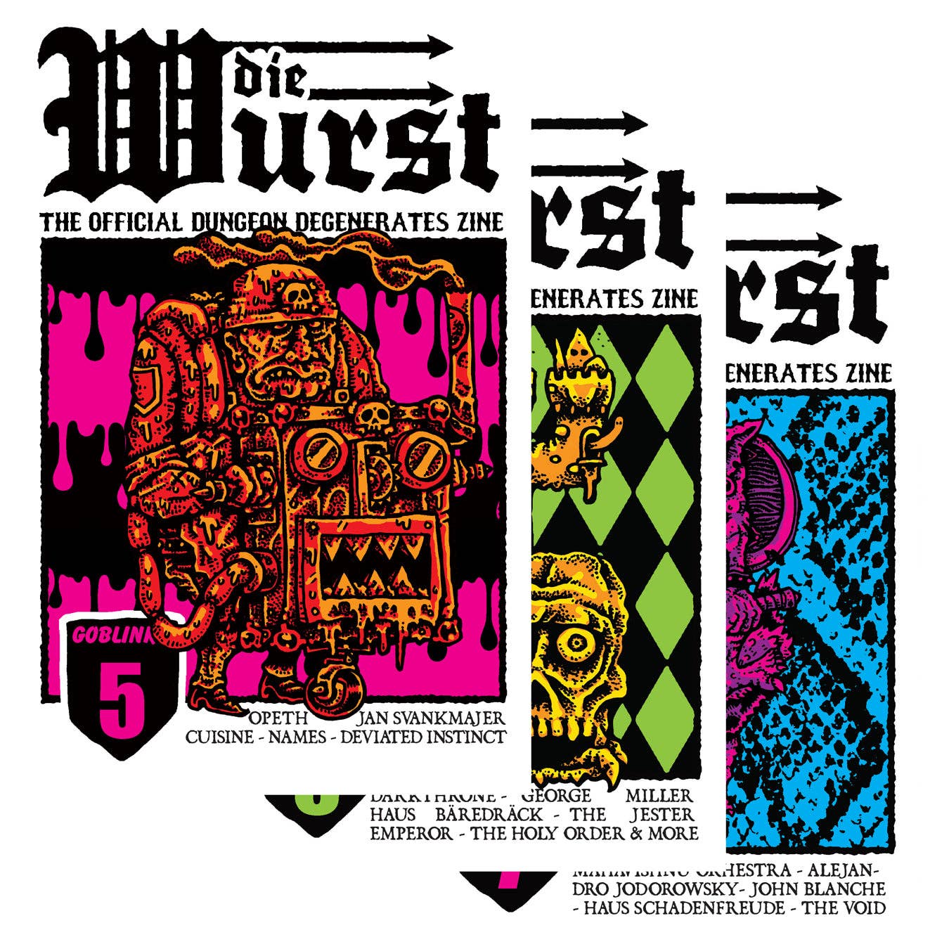 Die Wurst Zines 5-7