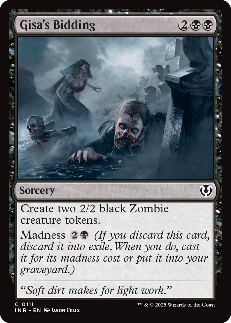 Gisa's Bidding (INR-111) - Innistrad Remastered Foil