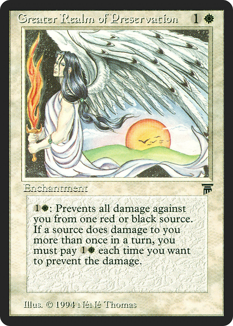 Greater Realm of Preservation (LEG-18) - Legends