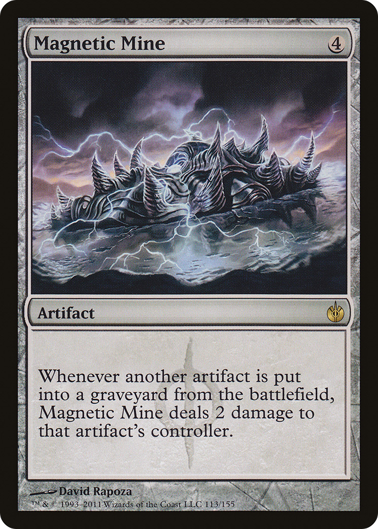 Magnetic Mine (MBS-113) - Mirrodin Besieged Foil