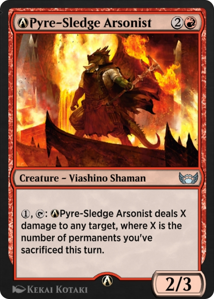 A-Pyre-Sledge Arsonist (SNC-A-118) - Streets of New Capenna