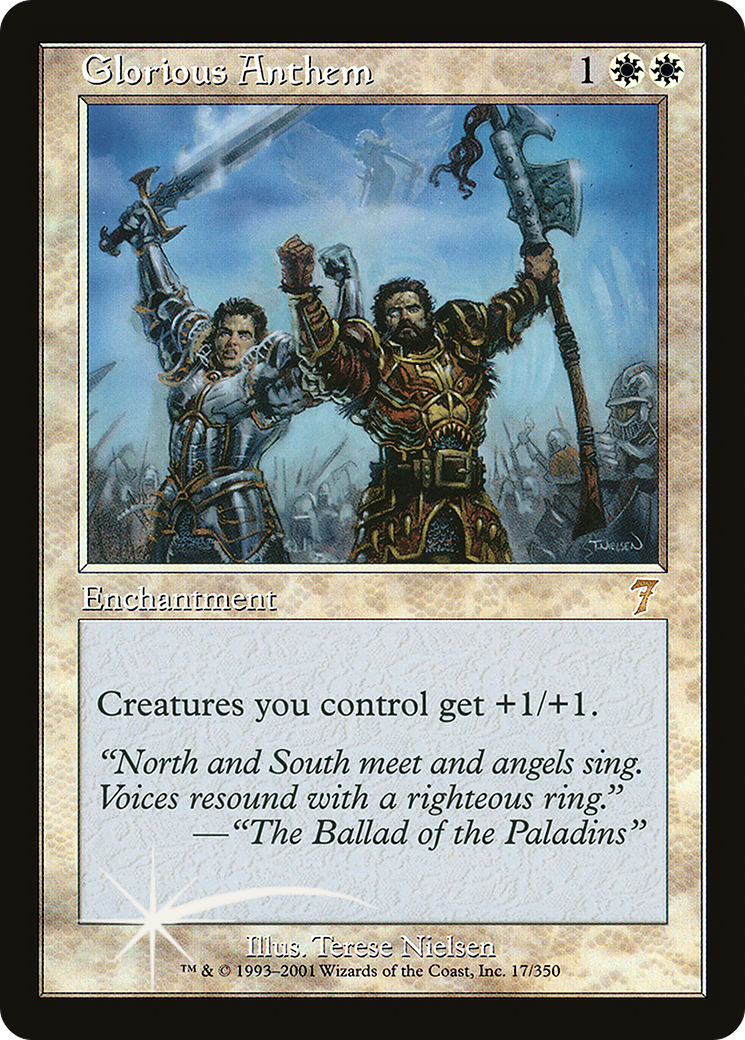 Glorious Anthem (7ED-017) - 7th Edition Foil