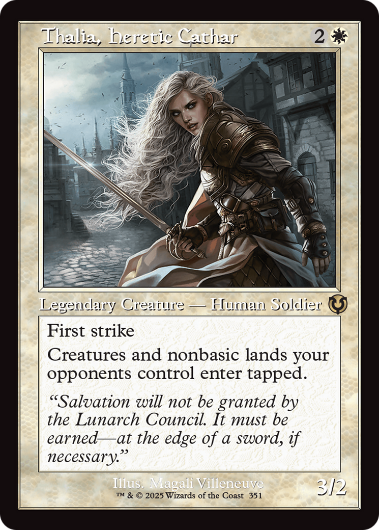 Thalia, Heretic Cathar (INR-351) - Innistrad Remastered Foil