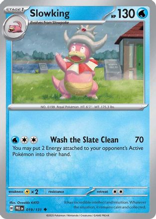 Slowking 019/131  - Reverse Holofoil SV Prismatic Evolutions - Uncommon