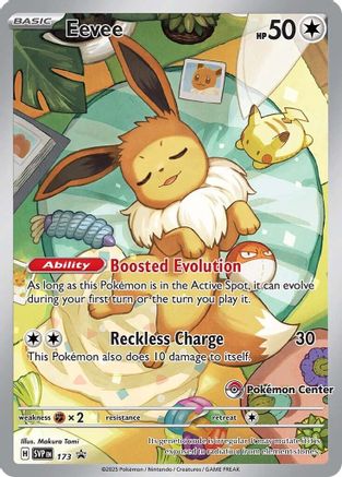 Eevee 173 (Pokemon Center Exclusive) - Holofoil SV Scarlet & Violet Promo Cards - Promo
