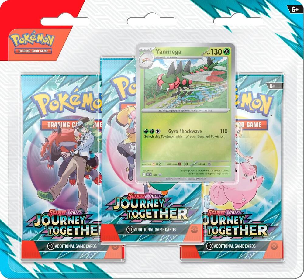 Pokemon - Scarlet and Violet - Journey Together 3 Pack Blister