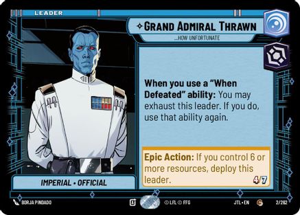 Grand Admiral Thrawn - ...How Unfortunate (002/262) - Jump to Lightspeed