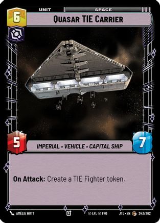 Quasar TIE Carrier (243/262) - Jump to Lightspeed