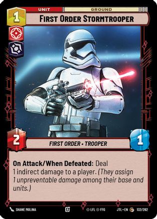 First Order Stormtrooper (132/262) - Jump to Lightspeed