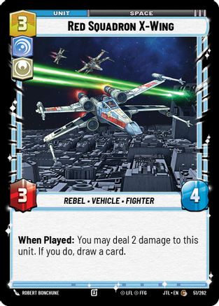 Red Squadron X-Wing (051/262) - Jump to Lightspeed
