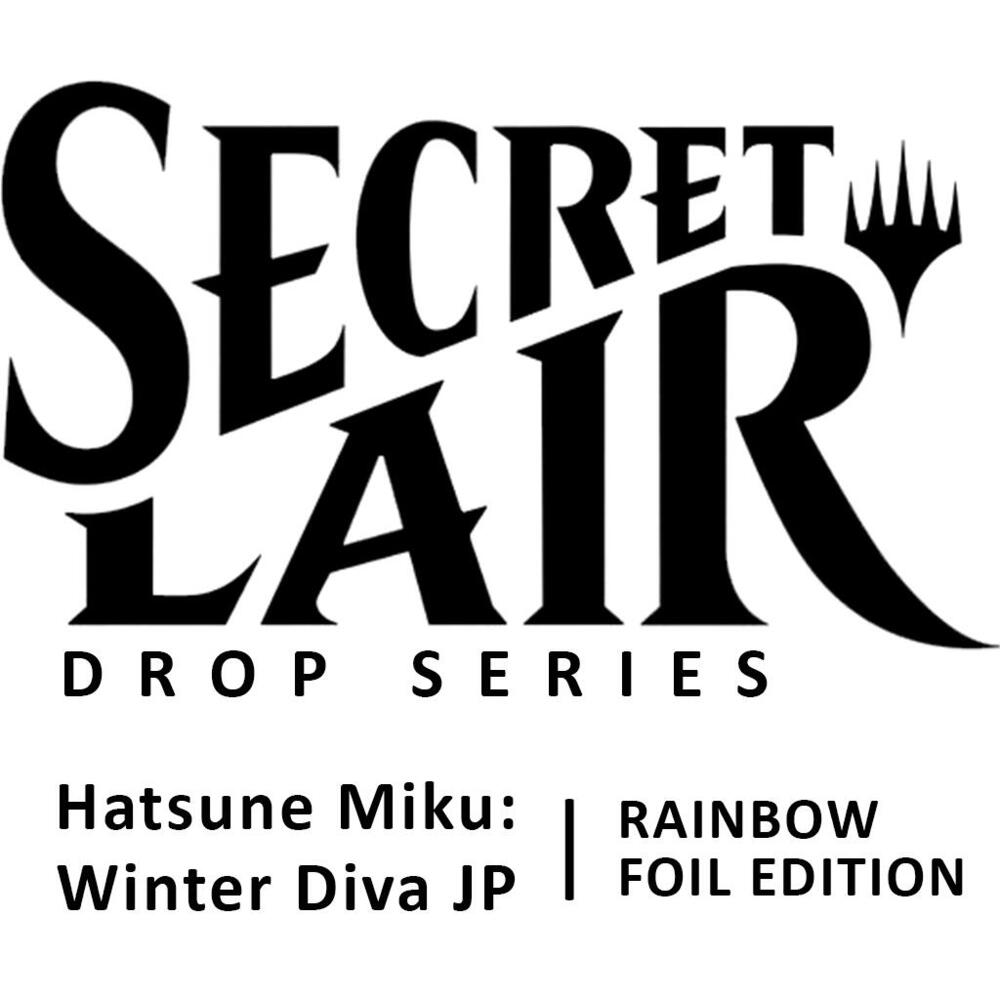 Magic the Gathering - Secret Lair x Hatsune Miku - Winter Diva - *Japanese* Rainbow Foil