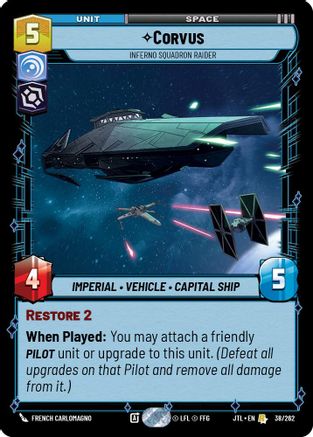 Corvus - Inferno Squadron Raider (038/262) - Jump to Lightspeed