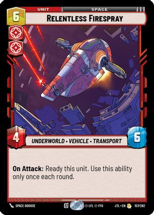 Relentless Firespray (157/262) - Jump to Lightspeed