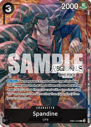 Spandine (Offline Regional Participation Pack 2025 Vol.1) (EB01-043) - One Piece Promotion Cards Foil