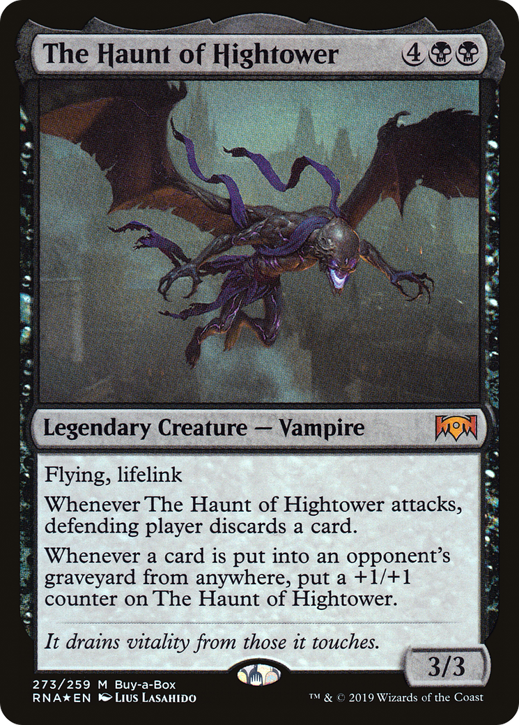 The Haunt of Hightower (RNA-273) - Ravnica Allegiance Buy-A-Box Promo Foil