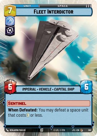 Fleet Interdictor (Hyperspace) (302) - Jump to Lightspeed