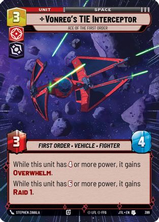 Vonreg's TIE Interceptor - Ace of the First Order (Hyperspace) (399) - Jump to Lightspeed