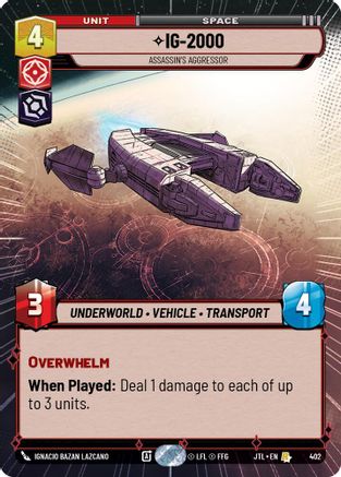 IG-2000 - Assassin's Aggressor (Hyperspace) (402) - Jump to Lightspeed