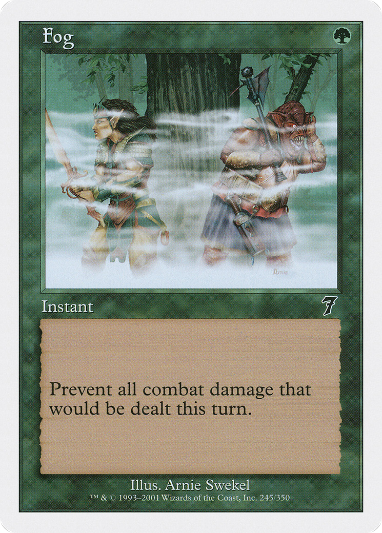 Fog (7ED-245) - 7th Edition Foil