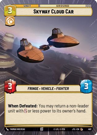 Skyway Cloud Car (Hyperspace) (482) - Jump to Lightspeed