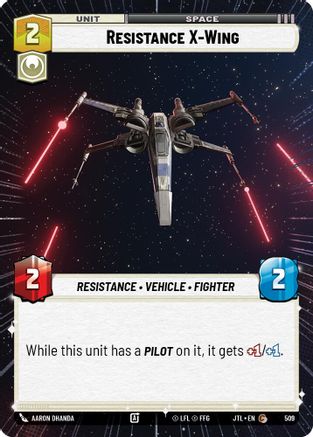 Resistance X-Wing (Hyperspace) (509) - Jump to Lightspeed