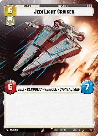 Jedi Light Cruiser (Hyperspace) (513) - Jump to Lightspeed