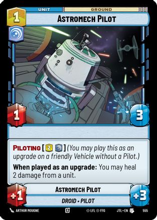 Astromech Pilot (Foil) (555) - Jump to Lightspeed Foil