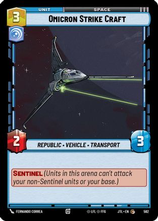 Omicron Strike Craft (Foil) (562) - Jump to Lightspeed Foil
