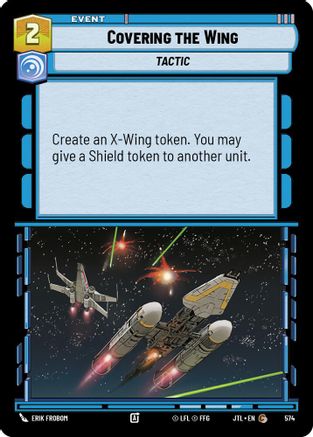 Covering the Wing (Foil) (574) - Jump to Lightspeed Foil