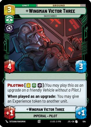 Wingman Victor Three - Backstabber (Foil) (584) - Jump to Lightspeed Foil