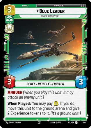 Blue Leader - Scarif Air Support (Foil) (594) - Jump to Lightspeed Foil
