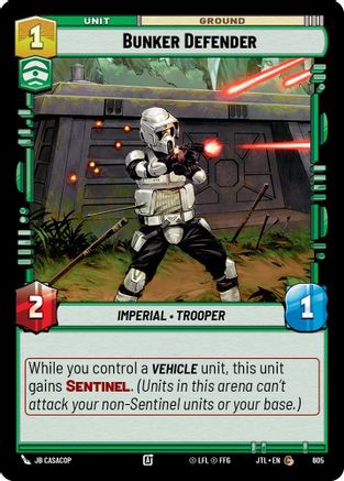 Bunker Defender (Foil) (605) - Jump to Lightspeed Foil