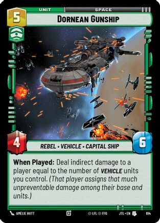 Dornean Gunship (Foil) (614) - Jump to Lightspeed Foil