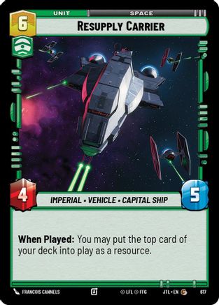Resupply Carrier (Foil) (617) - Jump to Lightspeed Foil