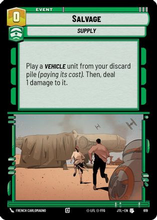 Salvage (Foil) (619) - Jump to Lightspeed Foil