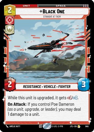 Black One - Straight At Them (Foil) (645) - Jump to Lightspeed Foil