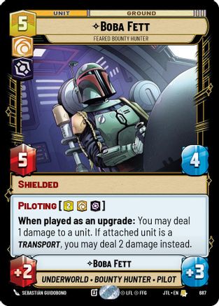 Boba Fett - Feared Bounty Hunter (Foil) (687) - Jump to Lightspeed Foil