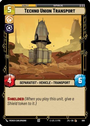 Techno Union Transport (Foil) (688) - Jump to Lightspeed Foil