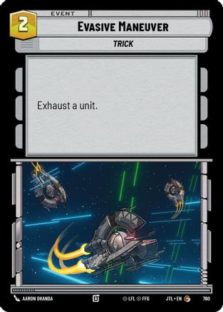 Evasive Maneuver (Foil) (760) - Jump to Lightspeed Foil