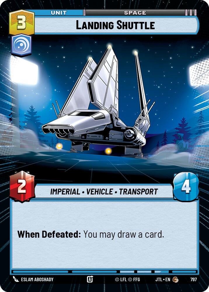 Landing Shuttle (Hyperspace Foil) [JTL - 797]
