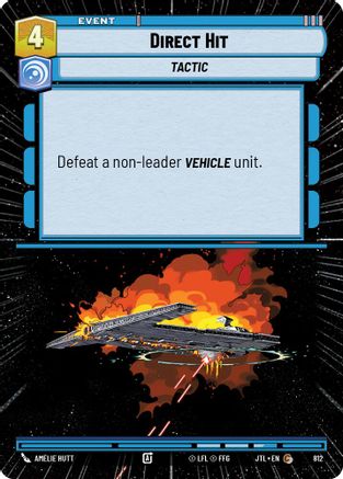 Direct Hit (Hyperspace Foil) (812) - Jump to Lightspeed Foil