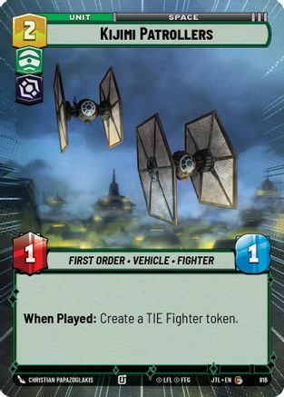 Kijimi Patrollers (Hyperspace Foil) (816) - Jump to Lightspeed Foil