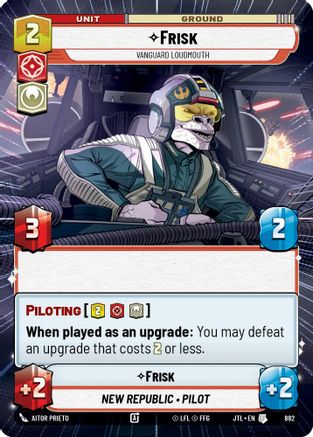 Frisk - Vanguard Loudmouth (Hyperspace Foil) (882) - Jump to Lightspeed Foil