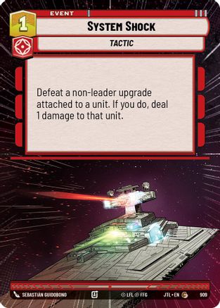 System Shock (Hyperspace Foil) (909) - Jump to Lightspeed Foil