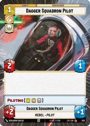 Dagger Squadron Pilot (Hyperspace Foil) (930) - Jump to Lightspeed Foil