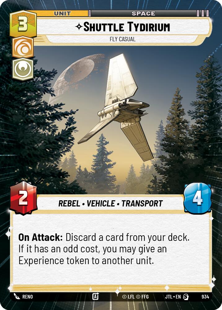 Shuttle Tydirium - Fly Casual (Hyperspace Foil) [JTL - 934]