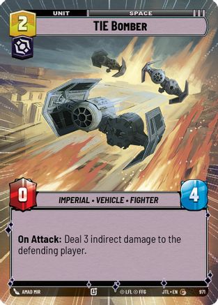 TIE Bomber (Hyperspace Foil) (971) - Jump to Lightspeed Foil