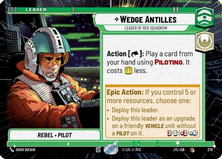 Wedge Antilles - Leader of Red Squadron (Hyperspace) (270) - Jump to Lightspeed
