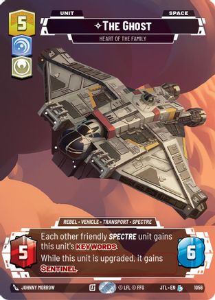 The Ghost - Heart of the Family (Prestige Foil) (1056) - Jump to Lightspeed Foil