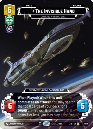 The Invisible Hand - Crawling With Vultures (Prestige Foil) (1060) - Jump to Lightspeed Foil